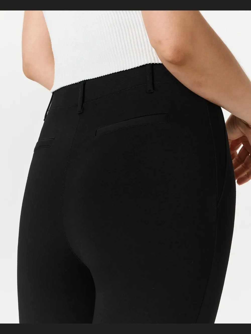 Ultra-Stretch Ponte Bootcut Black Pants Quince - Women's Size Large NWT - Picture 1 of 14